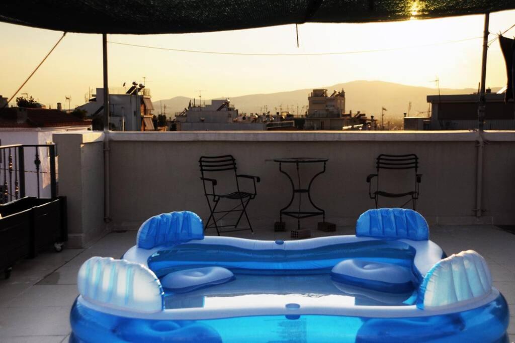 Unique - Spacious Studio With Rooftop / Thissio Athen Eksteriør bilde